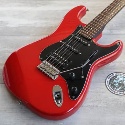 1985 Squier Japan Contemporary Series HSS Stratocaster (Torino Red) image 1