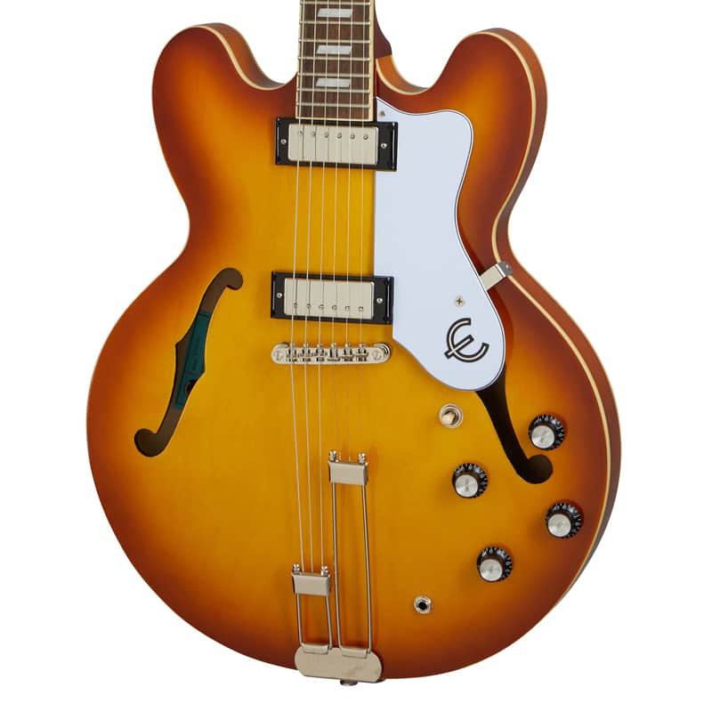 Epiphone Riviera Semi-Hollow Guitar w/ Mini Humbucker Pickups - Royal Tan image 1
