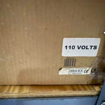 Cinenova-16 16-Channel Amplifier Earthquake Sound 70 Watts per Channel 110V Cinenova - Mint In Box image 2