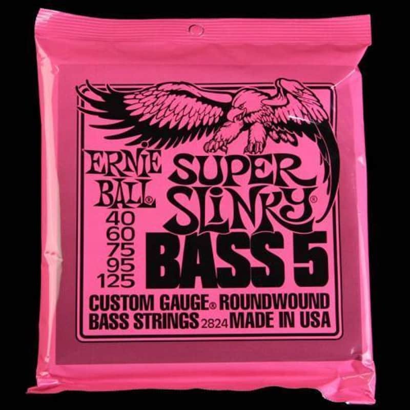 Ernie Ball Super Slinky 5-String Bass Strings (40-125) image 1