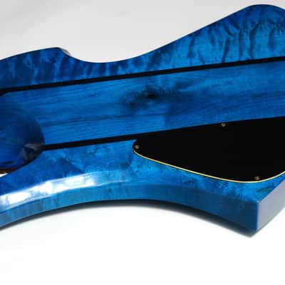 1980 BC Rich USA Mockingbird Transparent Blue Flamed Maple w Original Case image 18