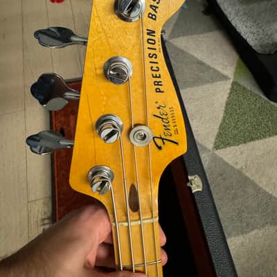 Fender Precision Bass with Maple Fretboard 1970 - 1983 - Black image 8