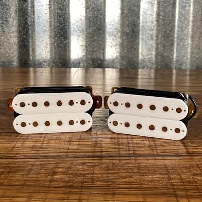 Guitar Project Parts Humbucker Pickup Set White image 1