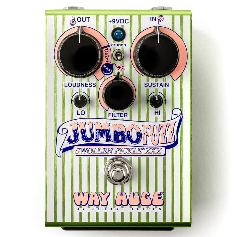 New Dunlop Way Huge WHE407 Jumbo Fuzz Swollen Pickle XXX Guitar Effects Pedal image 1
