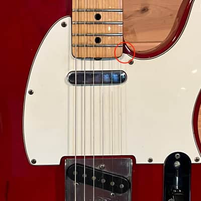 Fender 1980-1981 Standard Telecaster Electric Guitar USED - Red image 12