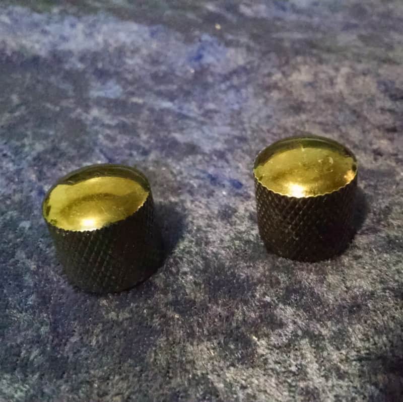 1990s Ibanez Cosmo Black Dome Knobs push on MIJ image 1