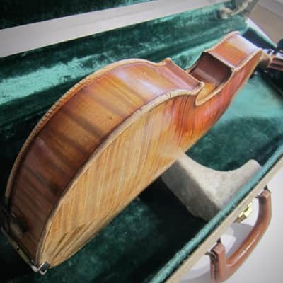 Jacobus Stainer German 4/4 Violin Germany Circa-1930s-1940s-Reddish Brown Varnish image 13