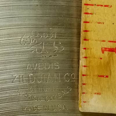 *Zildjian 15 1/8" Paper-Thin 50s Hi-Hats 968/994g Vintage Cymbals B20 Avedis USA image 4