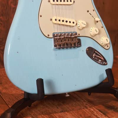 Fender Custom Shop '64 Reissue Stratocaster Journeyman Relic - Daphne Blue image 1