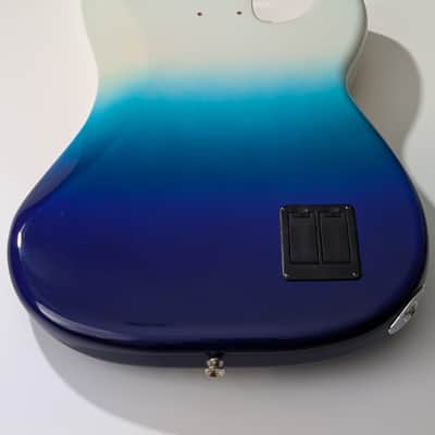 Left Handed 2022 Fender Player Plus Precision PJ Bass body loaded with wiring harness Bel Air Blue image 6