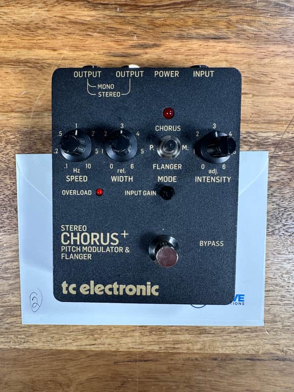 TC Electronic SCF Gold Stereo Chorus + Pitch Modulator & Flanger Reissue 2022 - Present - Black image 1