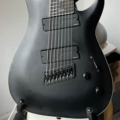 Schecter C-8 SLS Elite Evil Twin Multiscale 2021 - Present - Satin Black image 1
