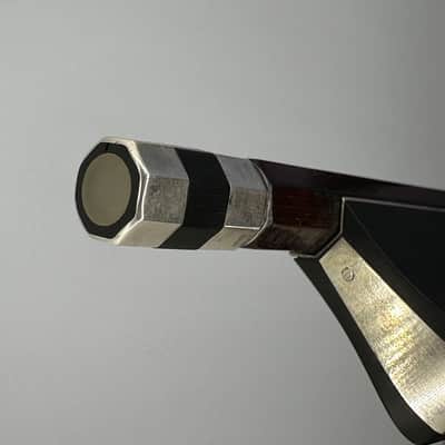An Old Full Size Antique Silver Mounted Cello Bow image 7