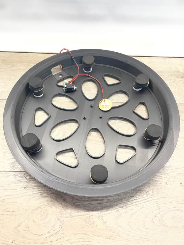 Immagine New 16” Multi Trigger Dual Zone Drop In Drum Trigger Plate For Converting Acoustic Drums To Electronic - 1