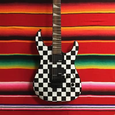 Jackson X Series Soloist SLX DX Checkered Past 2022 - Black/White Checker image 2