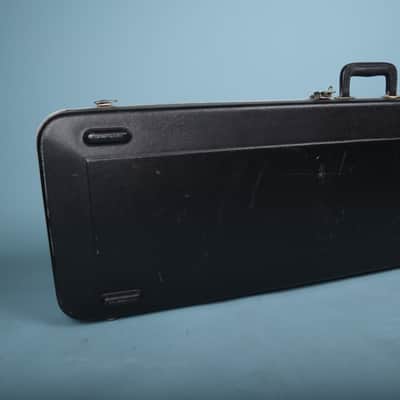 1980s Fender USA Molded Hardshell Rectangular Electric Guitar Case Black image 6