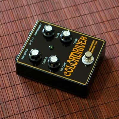 Handmade Colordriver Overdriver Black Edit 1971 Guitar Pedal Fuzz Overdrive high quality components image 4