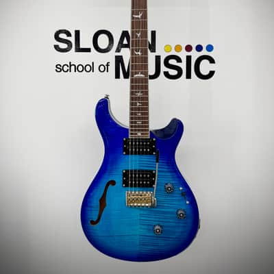 PRS SE Custom 24 Semi Hollow Piezo - Lake Blue image 3