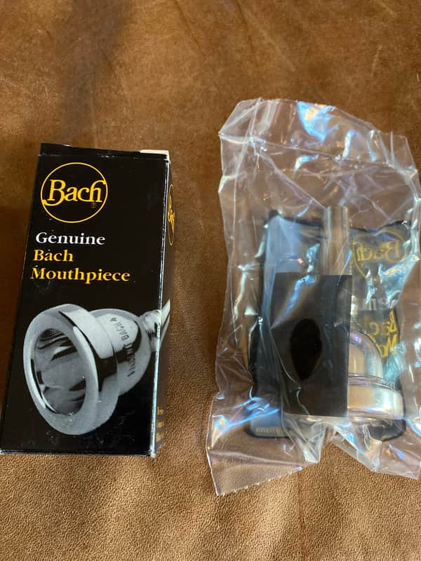 Bach 35018 Small Shank Tenor Trombone Mouthpiece Brass image 1