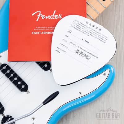 2022 Fender Japan Limited International Color Series Stratocaster Maui Blue image 17