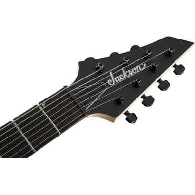 Jackson JS Series Dinky Arch Top JS22-7 DKA HT, Amaranth Fingerboard, Satin Black image 9