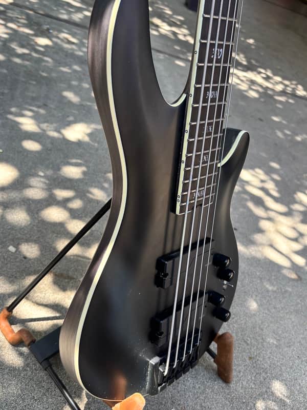 Schecter SLS Evil Twin-5 2019 - Present - Satin Black image 1