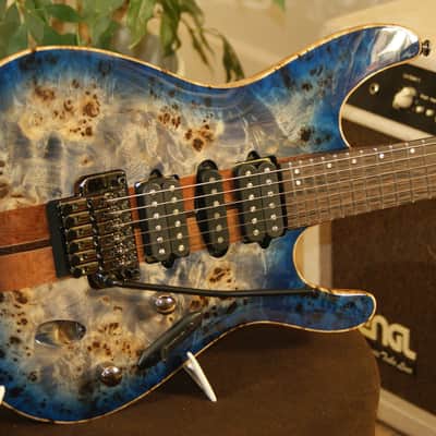 Ibanez S1070PBZ-CBB 2016 Cerulean Blue Burst prototype image 1