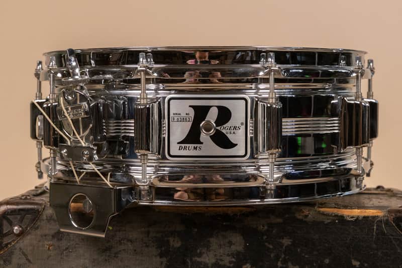 Vintage Rogers 5x14 Big R Dynasonic Snare Drum image 1
