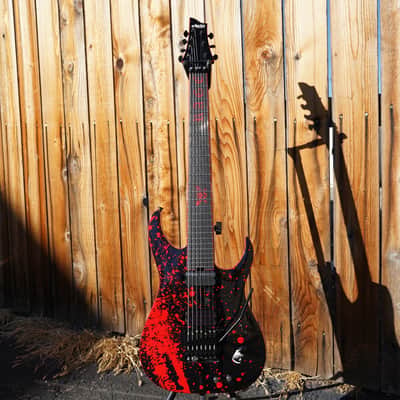 Schecter DIAMOND SERIES Sullivan King Banshee-7 FR-S Obsidian Blood 7-String Electric Guitar image 2