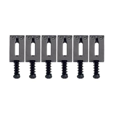 Gotoh S21 Block Saddle Set Fender USA Standard Spacing (Black)