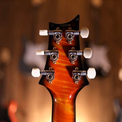 PRS DGT 10-Top Electric Guitar with Bird Inlays Tri Color Sunburst Korina Back, Flamed Maple Neck, Zirocote Fretboard 8394 image 17