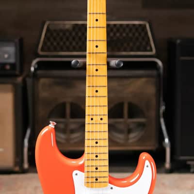 Squier Classic Vibe '50s Stratocaster Electric Guitar - Fiesta Red image 4