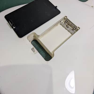 Tokai MAT Strat Husk M Series Late 80's White Glass Fiber Neck Body image 15