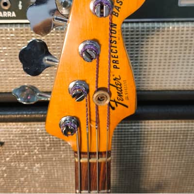 Fender Precision Bass Fretless with Rosewood Fingerboard 1978 Sunburst imagen 2