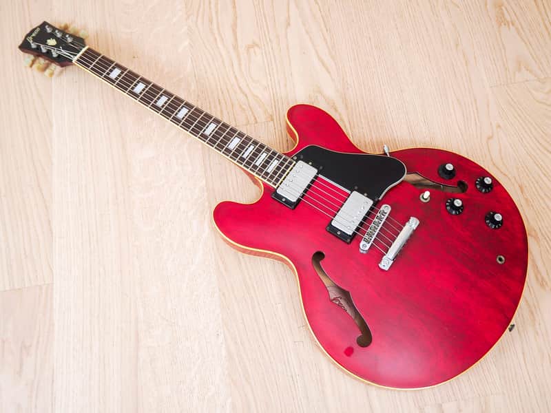 1978 Greco SA-550 Vintage Semi-Hollowbody Guitar Cherry 335 Japan