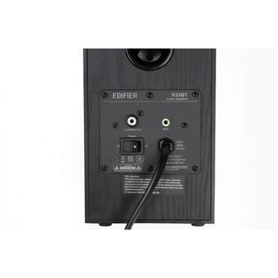 Edifier R33BT Active Bluetooth Computer Speakers - 2.0 Bookshelf Speaker - Powered Studio Monitor, Black - Pair image 4