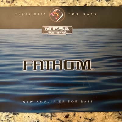 Mesa Boogie Fathom Amp Brochure Catalog Combo Head 2008 image 1