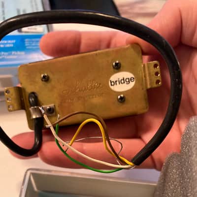 Schaller 2 in 1 Bridge Humbucking Guitar Pickup 212B 1990's - Black image 2
