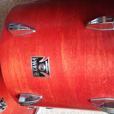 VINTAGE Tama Royalstar 12 x 11  Rack Tom 70s 80s RED MAHOGANY JAPAN Projects Popcorn Snare Shallow or Concert TOM image 4