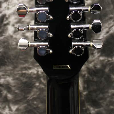 1999 Samick Artist Nightingale SW-260 12 String Black Dreadnought Acoustic Guitar image 5