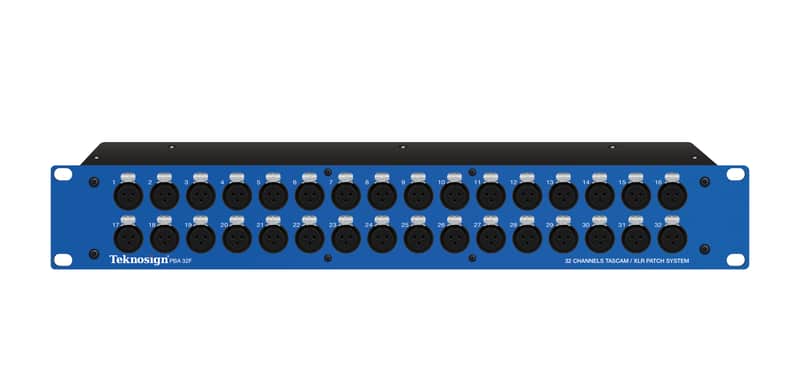 Teknosign PBA 32 F 32 XLR3F Front Patchbay image 1