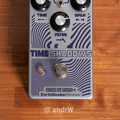 EarthQuaker Devices / Death By Audio Time Shadows Subharmonic Multi-Delay Resonator 2020 - Silver / Purple image 2