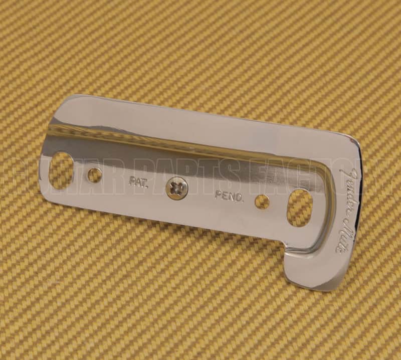 005-4498-000 Fender American Vintage ’62 Jaguar Reissue Mute Plate - Chrome image 1