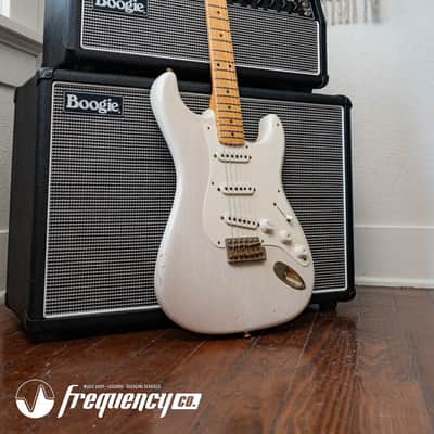Fender Custom Shop Limited Edition 1956 Stratocaster in White Blonde with a AA Flamed Maple Neck - 2011 image 4