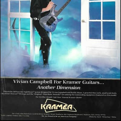 Kramer Nightswan 1988 - Blue Sparkle w. Juarez Vintage Pickups image 14