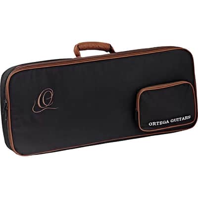 Ortega Custom Built Series Double Neck 4 & 8 String Tenor Acoustic-Electric Ukulele w/ Bag image 21