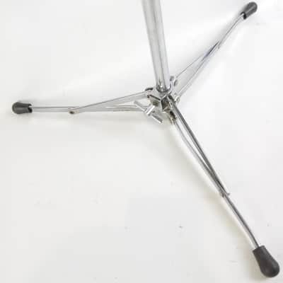 Ludwig 70s Atlas Flat Base#1363 Snare Drum Stand Chrome Vintage Flush Block Logo image 2