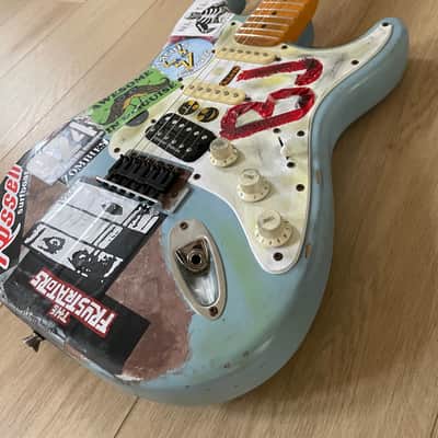 Billy Joe Armstrong "Blue" Replica Guitar image 3