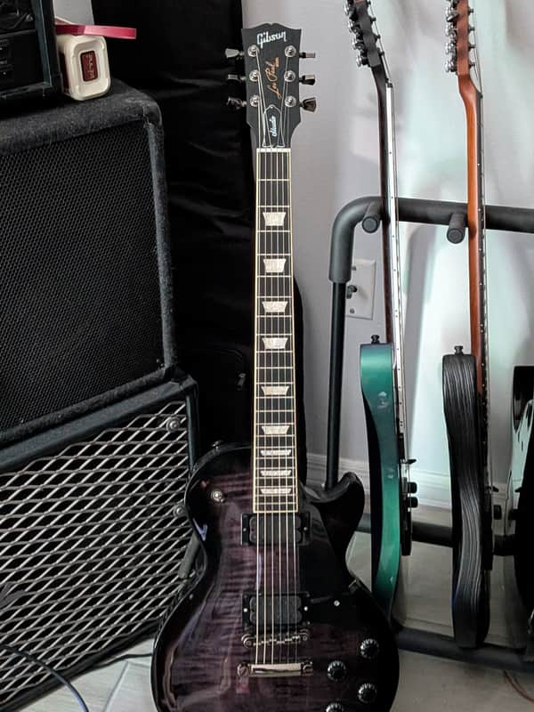 Gibson Les Paul Studio Session 2024 Translucent Ebony Burst With Seymour Duncan Black Winter set image 1