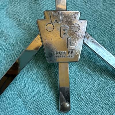 Ludwig Vintage WFL Snare Drum Stand Basket Piece - Chicago USA 50s 60s - Chrome image 2